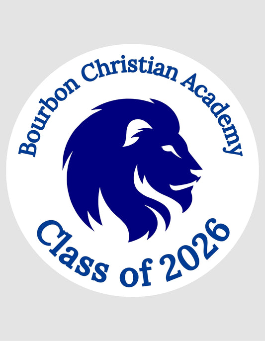BCA Graduation Stickers, 2"